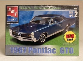New In Box AMT Muscle Cars Model Kit 1967 Pontiac GTO Scale 1:25
