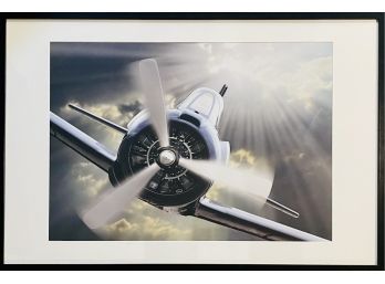 IKEA Ribba Poster Frame With A WWII Airplane Poster