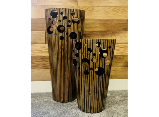 2 Lovely Bamboo With Pierced Design By Cindy Crawford