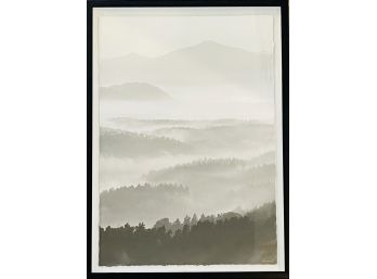 Misty Mountain Framed Photo Signed Marmot