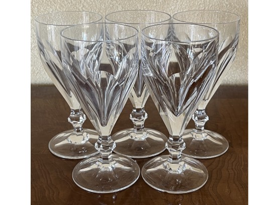 10pc Collection Of Royal Leerdam Boccale Water Goblets