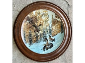 Framed Canyon Of The Cat The Face Of Nature Decorative Plate By Julie Kramer Cole