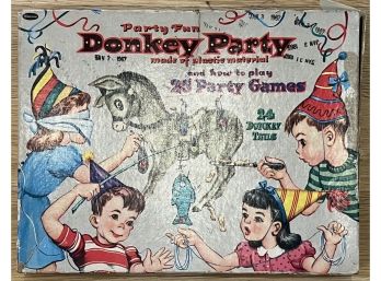 Vintage Party Fun Donkey Party Game In Original Box