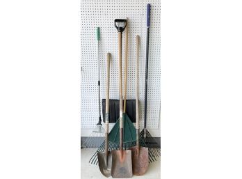 Assorted Lot Of Yard Tools