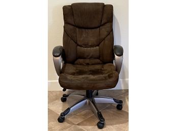 Brown Upholstered Office Chair