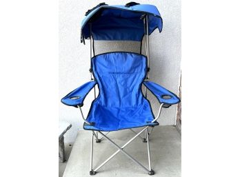 Blue Kelsyus Portable Outdoor Chair W/ Canopy