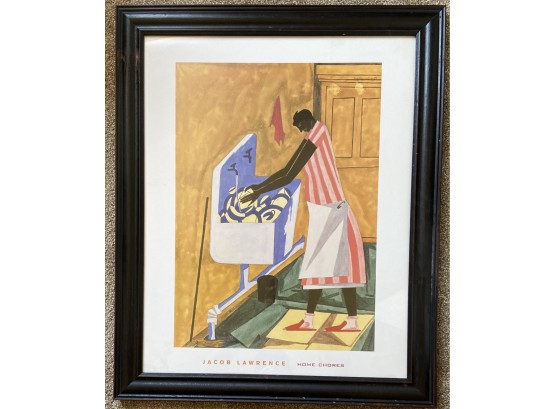 'home Chores' By Jacob Lawrence 1995 In Frame