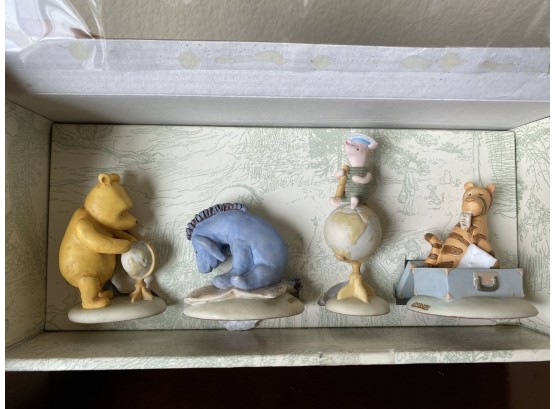 Michel & Company Pooh’s Adventures Collection Set Of 4 Small Figuines New In Box
