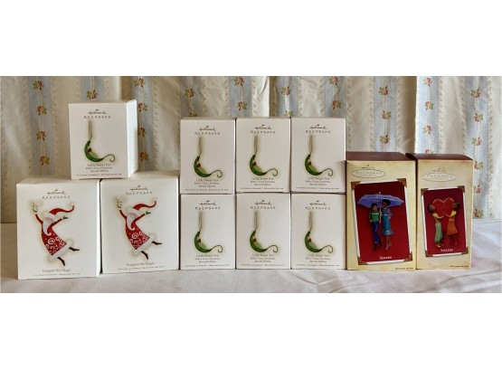 11 Hallmark Keepsake Ornaments In Original Boxes