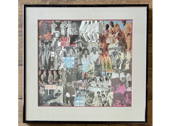 Motown Music Collage By Linard “Scotty” Scott Denver Artist Titled “Orgy In Rhythm”