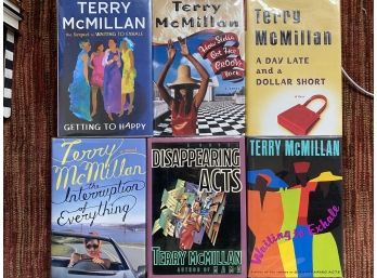 Group Of 6 Collectible First Edition Hardcover Karen Mcmillan Books Including How Stella Got Her Groove Back