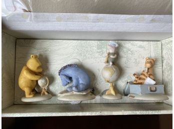 Michel & Company Pooh’s Adventures Collection Set Of 4 Small Figuines New In Box