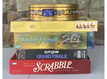Assorted Board Games Including Trivial Pursuit 20th Anniversary Addition