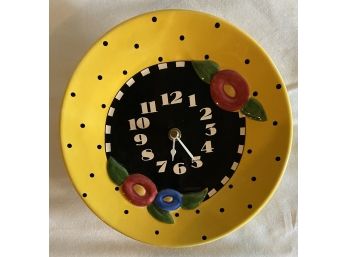 Mary Engelbreit Ceramic Flower Clock
