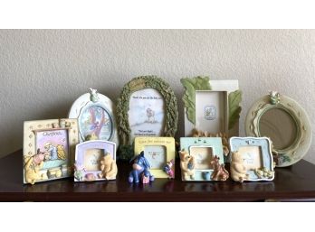 Group Of Charming Winnie The Pooh And Beatrix Potter Pictures Frames