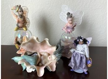 Jessica De Sefano Fairy Collection Including Woman In Clamshell