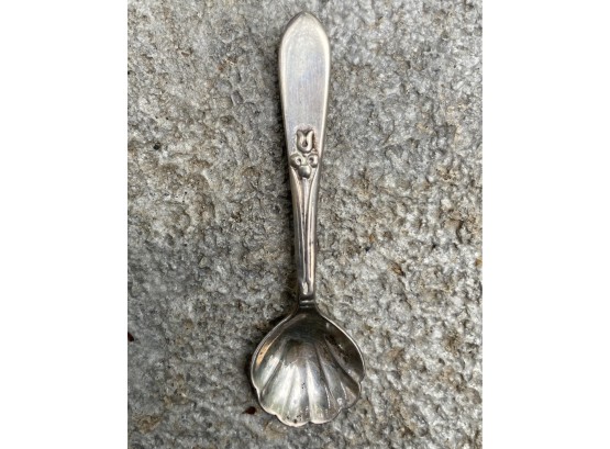 .925 Sterling Silver Spoon Brooch. Length: 2.5 Inches
