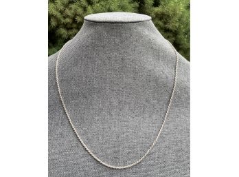 .925 Sterling Silver Rope Chain Necklace
