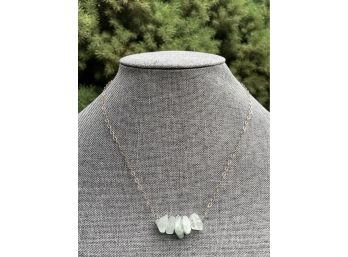 .925 Sterling Silver And Quartz Necklace