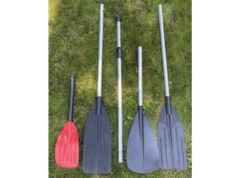 Small Grouping Of Paddles