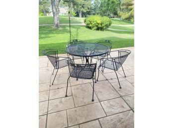 6 Pc. Wrought Iron Patio Set