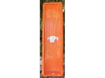 66 Inch Orange Toboggan