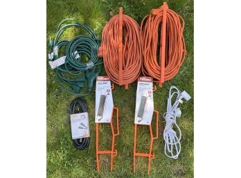 Large Lot Of Extension Cords