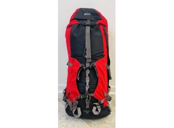 REI Talus 35 Men's Aluminum Frame Top Load Red Technical Day Pack