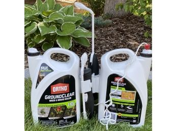 Lot Of 2 1 Gallon Ortho GroundClear Weed And Grass Killer