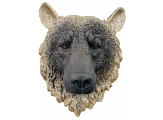 3D Resin Grizzly Bear Wall Decor