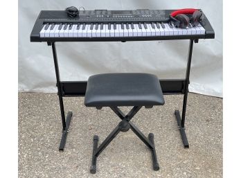 Joy JK-63M Electronic Piano Keyboard W/ Chair