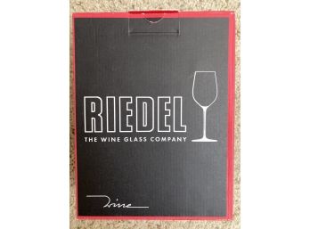 New In Box Riedel Viognier/Chardonnay Glasses 2 Piece Set