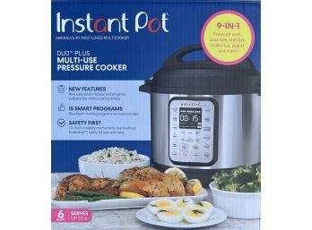 Instapot Duo Plus Multi Use Pressure Cooker New In Box