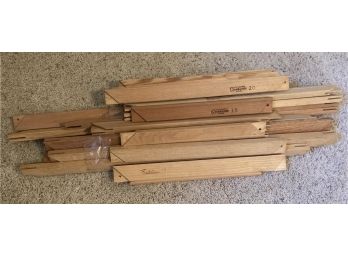 Grouping Of Unassembled Frame Pieces For Art Canvases Various Sizes