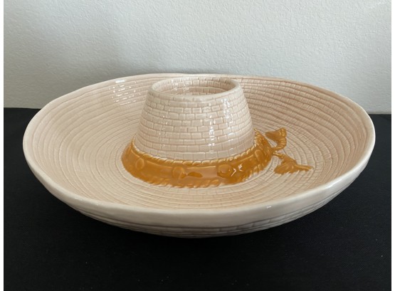 Sombrero Chip And Dip Bowl