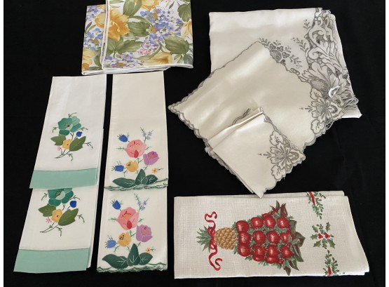 Lot Of Assorted Table Linens