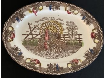 King Tom Festive Holiday Turkey Platter