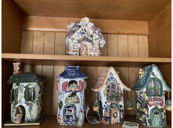 Clayworks Hand Painted Village