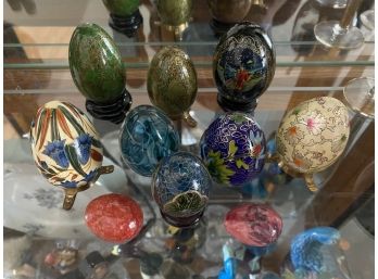 Assorted Lot Of Decorative Eggs