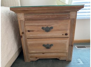 Pair Of Light & Bright Southwestern Style Nightstands