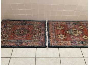 Pair Of 2 Accent Rugs- Perfect For Entryway
