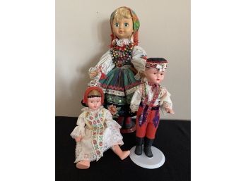 Set Of 3 Dolls