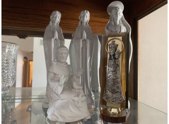 Lot Of 5 Religious Statues
