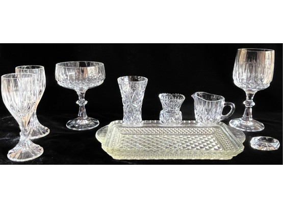 Assorted Crystal Glass Lot