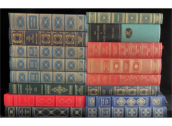 Large Lot Of Classical Books Incl. The Adventures Of Huckleberry Finn And International Collector's Library