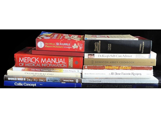 Assorted Lot Of Books Incl. Cookbooks & More