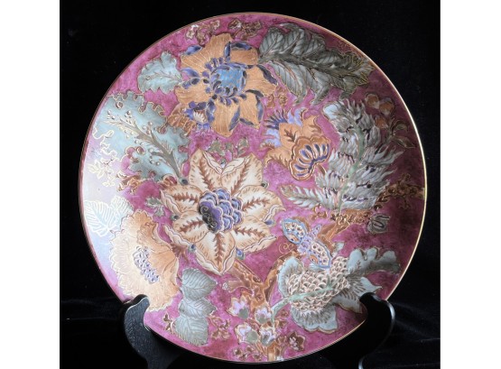 Decorative Oriental Porcelain Plate