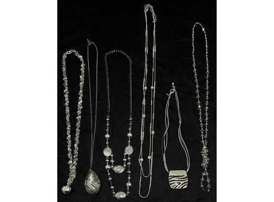 6pc Collection Of Assorted Necklaces