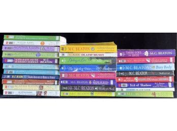 Huge Collection Of M.C. Beaton Books