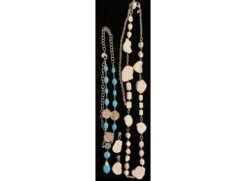 3pc Collection Of Chico's Necklaces & Earrings